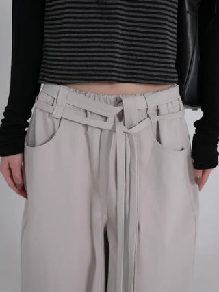 Rodi Wide Fit Waist Drawstring Elastic Pants