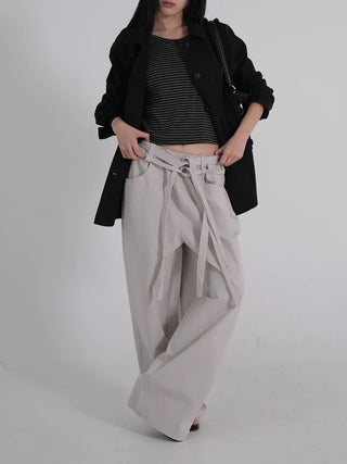 Rodi Wide Fit Waist Drawstring Elastic Pants
