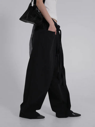 Rodi Wide Fit Waist Drawstring Elastic Pants