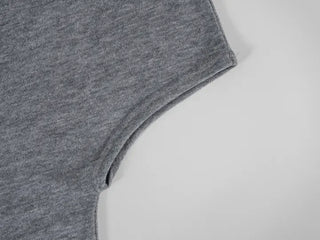 PN Asymmetrical Off-Shoulder Shirred Short-Sleeve Knit