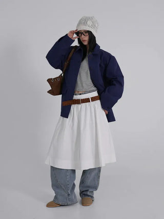 Kua Striped Long Sleeve Layered Tee