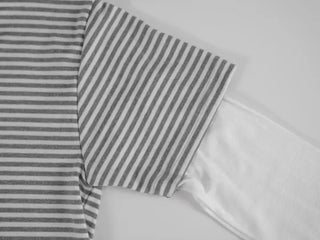 Kua Striped Long Sleeve Layered Tee