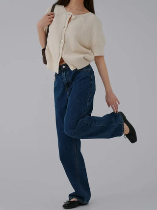 Veron Straight Denim Pants
