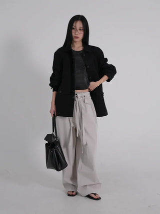 Seah Cotton Collar Pocket Half Jacket