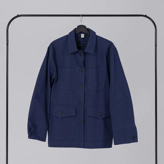 Seah Cotton Collar Pocket Half Jacket
