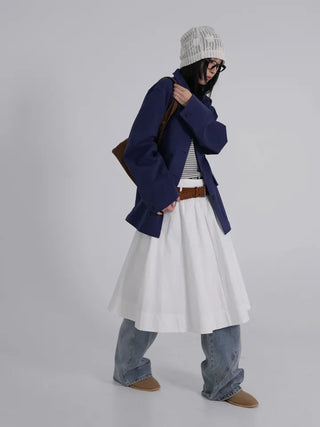 Seah Cotton Collar Pocket Half Jacket