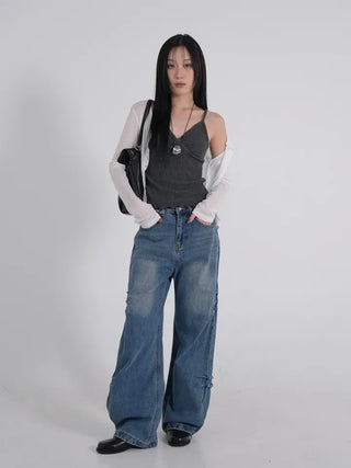 Vino Side Rivet Wide Pants