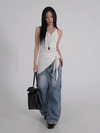 Vino Side Rivet Wide Pants