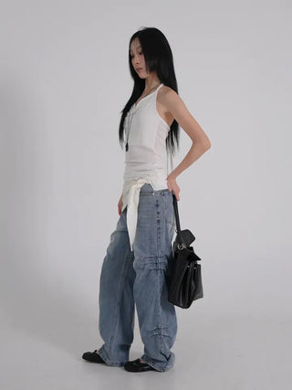 Vino Side Rivet Wide Pants