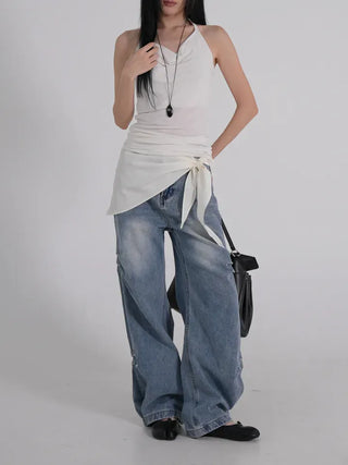 Vino Side Rivet Wide Pants