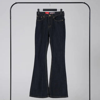 Tian Vintage High Bootcut Deep Blue Denim Pants