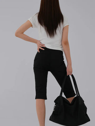 Cheek Cotton Modal Bracket Short Sleeve Tee