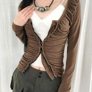 Slim Fit Ribbed Thin Strap Cup Bustier Sleeveless