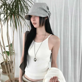 Round Neck Short Knit Cardigan Set