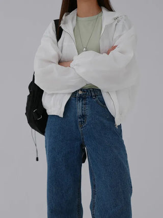 Cony Semi-Crop Windbreaker