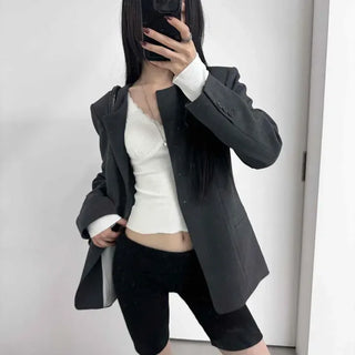 Slim Fit Plain Shirred Crossbody Long Sleeve T-shirt