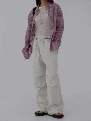 Cron Seersucker Parachute Pants