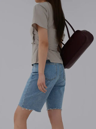 Kiro Round Neck Basic Short Sleeve Tee