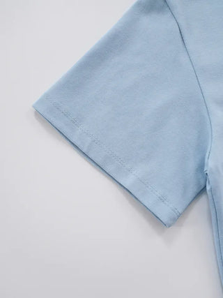 Kiro Round Neck Basic Short Sleeve Tee