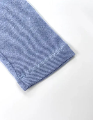 Noir V-neck Long Sleeve Tee