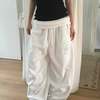 Winnie Folding Wide Training Long Pants