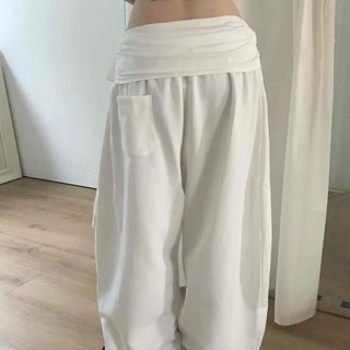 Winnie Folding Wide Training Long Pants