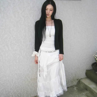 Slim Fit Plain Long Sleeve Daily Casual Cardigan