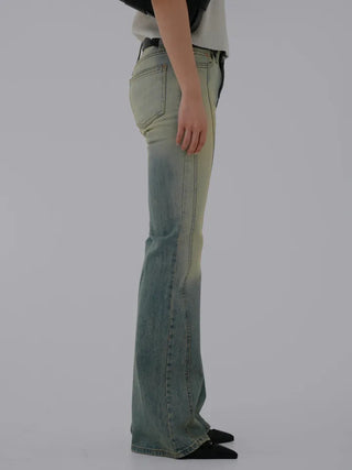 Meyu bootcut cut denim pants