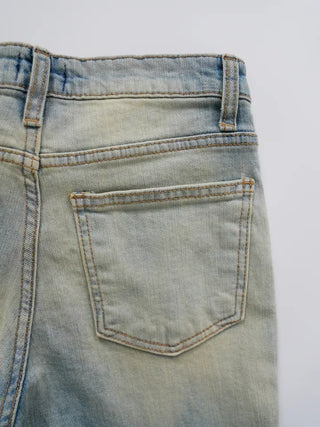 Meyu bootcut cut denim pants