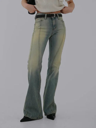 Meyu bootcut cut denim pants