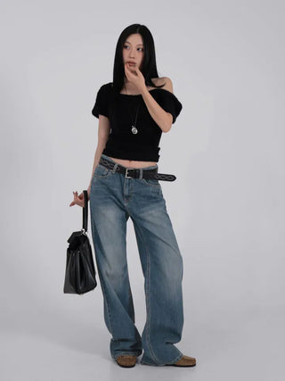 Dir Vintage Straight Denim Pants