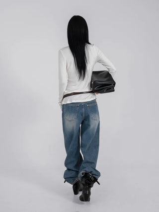 Dir Vintage Straight Denim Pants