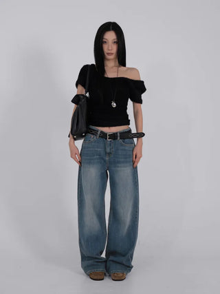 Dir Vintage Straight Denim Pants