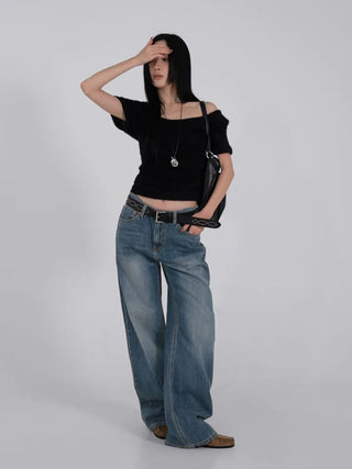 Dir Vintage Straight Denim Pants