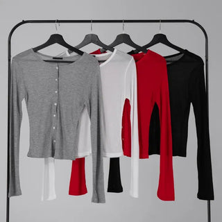 Leon See-through Tencel Round Loose Fit Cardigan