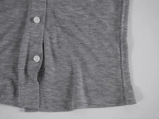Leon See-through Tencel Round Loose Fit Cardigan