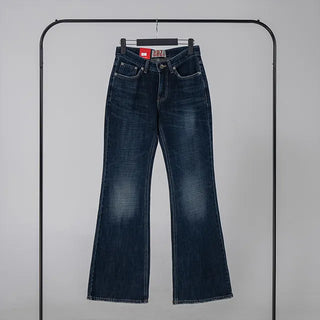 Robe Low-Rise Stitch Bootcut Denim Pants