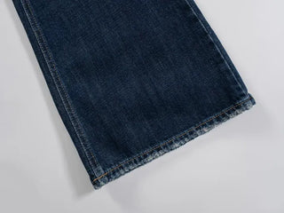 Robe Low-Rise Stitch Bootcut Denim Pants