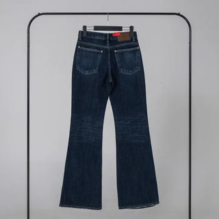 Robe Low-Rise Stitch Bootcut Denim Pants