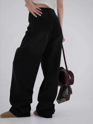 Long Knee Vintage Washed Denim