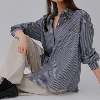 Darlin's loose-fit striped shirt