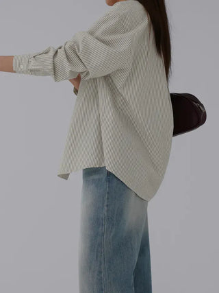 Darlin's loose-fit striped shirt