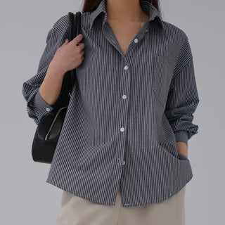 Darlin's loose-fit striped shirt