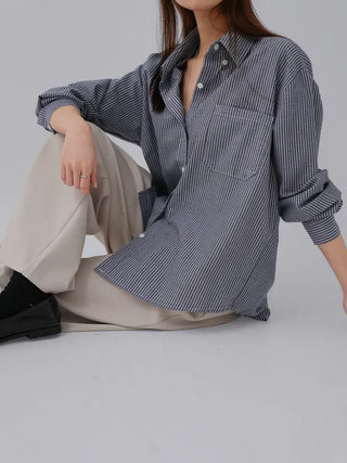 Darlin's loose-fit striped shirt