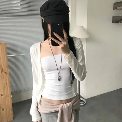 Open Daily Long Sleeve Cardigan