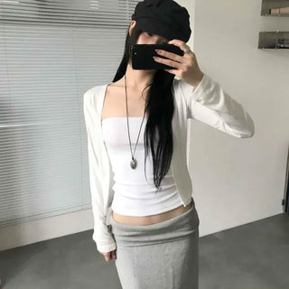 Open Daily Long Sleeve Cardigan