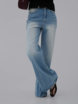 Aling Wide Bootcut Denim Pants