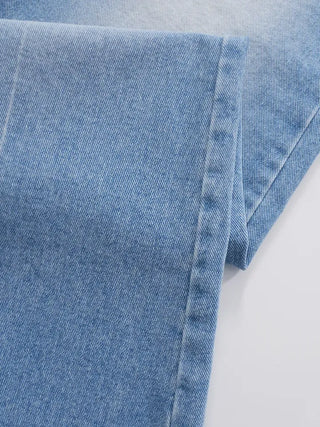 Aling Wide Bootcut Denim Pants