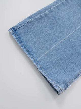 Aling Wide Bootcut Denim Pants