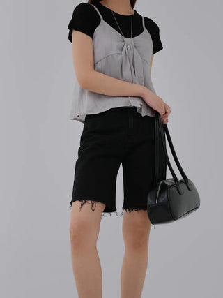 Burling quarter length cut denim pants